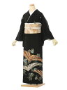 【レンタル】留袖 レンタル フルセット Mサイズ 145cm~155cm 13号まで 黒留袖 レンタル 50代 60代 末広付 結婚式 母親 和服 列席 親族 着物 送料無料 新品足袋プレゼント 小物一式付 草履バッグセット付 五つ紋 五三桐 結婚式 正装 和服 お値打ち 仲人 4A1018