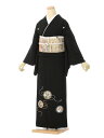 【レンタル】留袖 レンタル フルセット Mサイズ 145cm〜155cm 13号まで 黒留袖 レンタル 50代 60代 末広付 結婚式 母親 和服 列席 親族 ...
