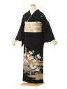 【レンタル】留袖 レンタル フルセット LLサイズ 150cm〜160cm 15〜19号 黒留袖 レンタル 70代 80代 末広付 結婚式 母親 和服 列席 親...