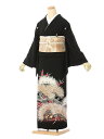 【レンタル】留袖 レンタル フルセット Mサイズ 155cm 13号まで 黒留袖 レンタル 50代 60代 末広付 結婚式 母親 和服 列席 親族 着物 送料無料 新品足袋プレゼント 小物一式付 草履バッグセット付 五つ紋 五三桐 結婚式 正装 和服 お値打ち 仲人 4A1177