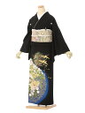 【レンタル】留袖 レンタル フルセット Mサイズ 155cm~160cm 13号まで 黒留袖 レンタル 50代 60代 末広付 結婚式 母親 和服 列席 親族 着物 送料無料 新品足袋プレゼント 小物一式付 草履バッグセット付 五つ紋 五三桐 結婚式 正装 和服 お値打ち 仲人 MP-0007