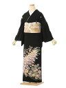 【レンタル】留袖 レンタル フルセット Mサイズ 155cm~160cm 13号まで 黒留袖 レンタル 50代 60代 末広付 結婚式 母親 和服 列席 親族 着物 送料無料 新品足袋プレゼント 小物一式付 草履バッグセット付 五つ紋 五三桐 結婚式 正装 和服 お値打ち 仲人 HAA2245