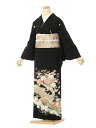 【レンタル】留袖 レンタル フルセット Mサイズ 155cm~160cm 13号まで 黒留袖 レンタル 50代 60代 末広付 結婚式 母親 和服 列席 親族 着物 送料無料 新品足袋プレゼント 小物一式付 草履バッグセット付 五つ紋 五三桐 結婚式 正装 和服 お値打ち 仲人 HAA2257