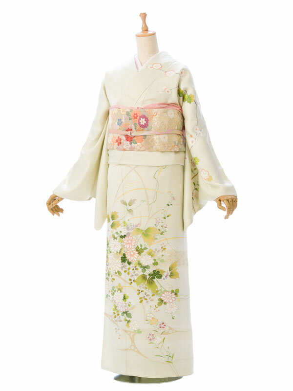 【レンタル】 訪問着レンタル 正絹 大きなサイズ 15号から23号位まで 3L〜6Lサイズ対応 結婚式 付下げ 卒業式宮参り ママ着物 七五三 入学式 新品足袋...