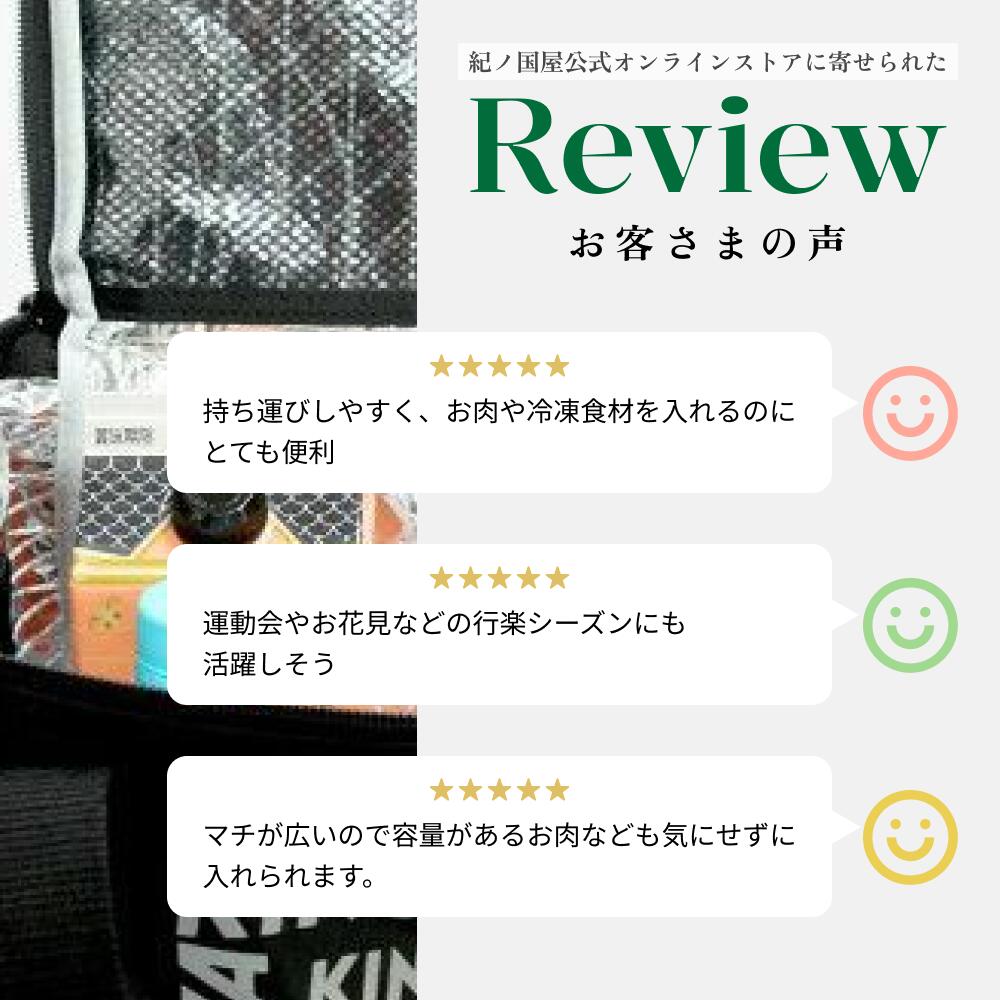 紀ノ国屋　スクエアクーラーバッグ　ブラック　紀ノ国屋公式　KINOKUNIYA　エコバ...