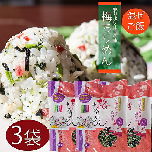 【送料無料】梅ちりめん 48g(8g×6袋)