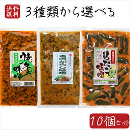 【送料無料】青唐辛子味噌3種類から選べる10個セット 青唐辛子味噌250g 青唐胡瓜ちびっこ味噌260g 青唐焼ネギ味噌250g 青とんがらし漬け 青唐辛子 青唐がらし 青とうがらし ご飯のお供 青唐がらし味噌 信州味噌 ピリ辛 惣菜 ちびっ子胡瓜 ギフト プレゼント 季折