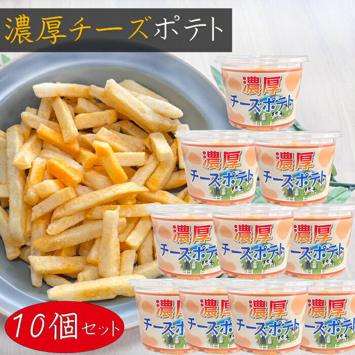 【送料無料】濃厚チーズポテト 138g×10個 じゃがいもスティック ポテトチップス おやつ おつまみ 季折