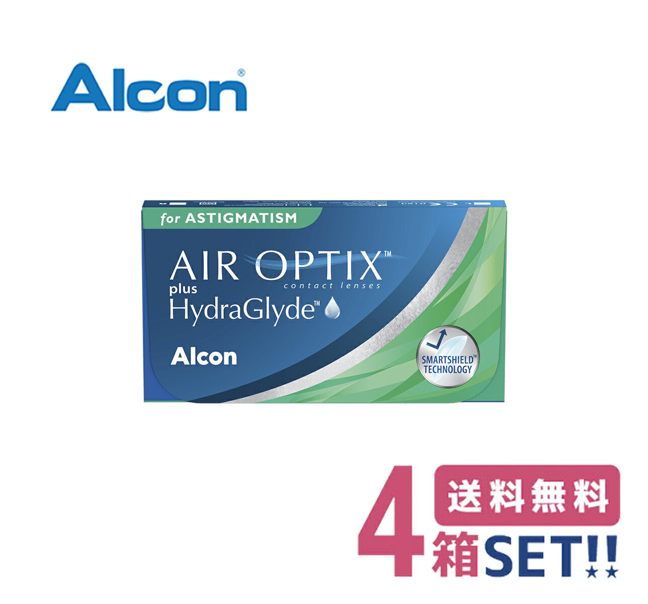 日本アルコン エアオプティクスハイドラグライド乱視用 （1箱6枚入り）Alcon airoptixplushydoraglydetoric 2週間使い捨てトーリック 2week