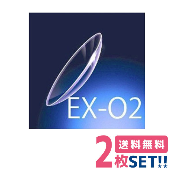 楽天コンタクトレンズ専門店 きらら【安心保証付】ボシュロム EX-O2【2枚】【両目】【ポスト便】【送料無料】BAUSCHLOMB 高酸素透過性 ハード コンタクトレンズ 連続装用 乱視矯正 クリアコンタクト