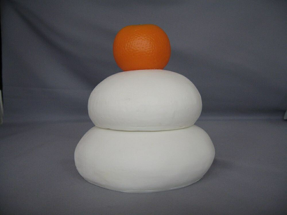 お鏡餅　白二段　寺院仏具