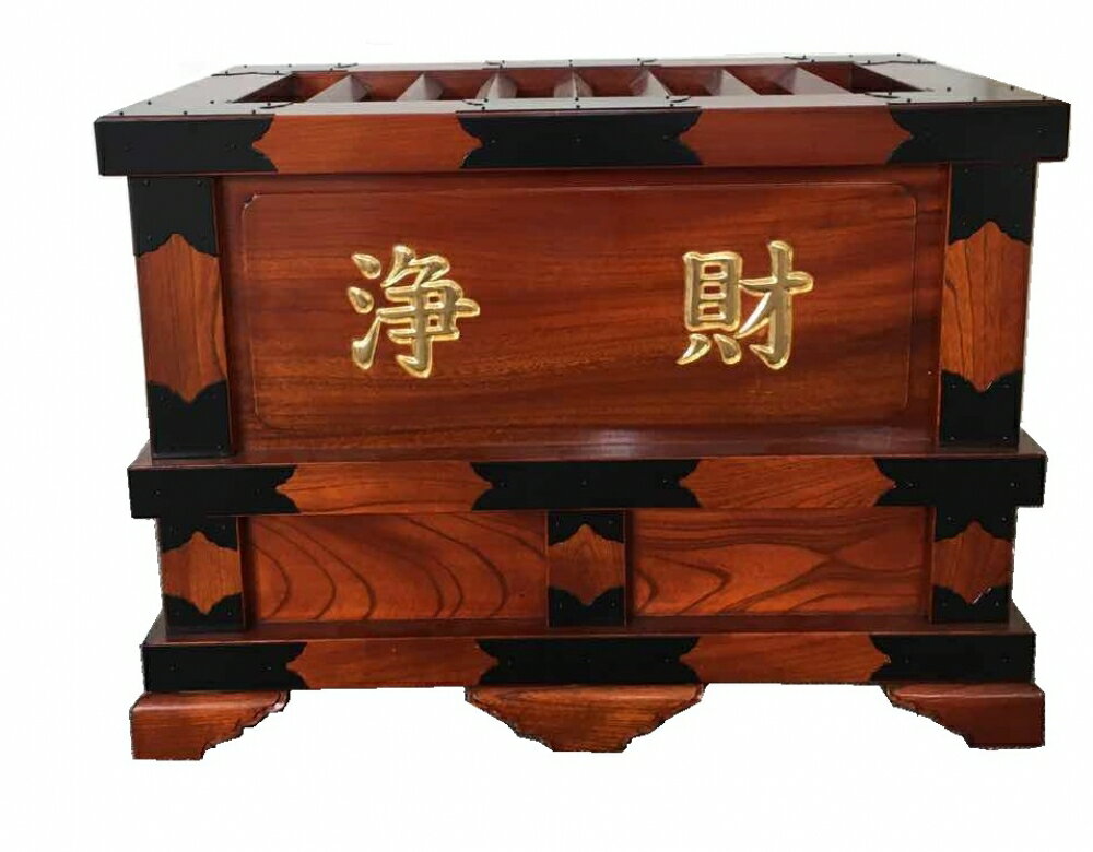 乐天商城 - 賽銭箱　柱付　寺院仏具