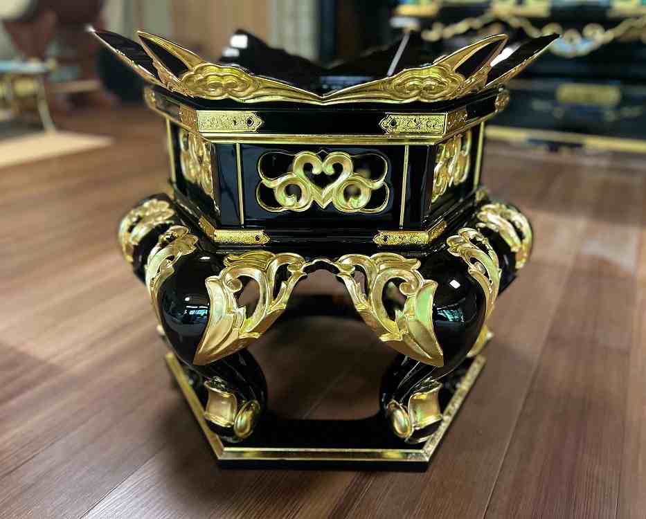 樂天商城 - 鏧子台　京型六角型　寺院仏具