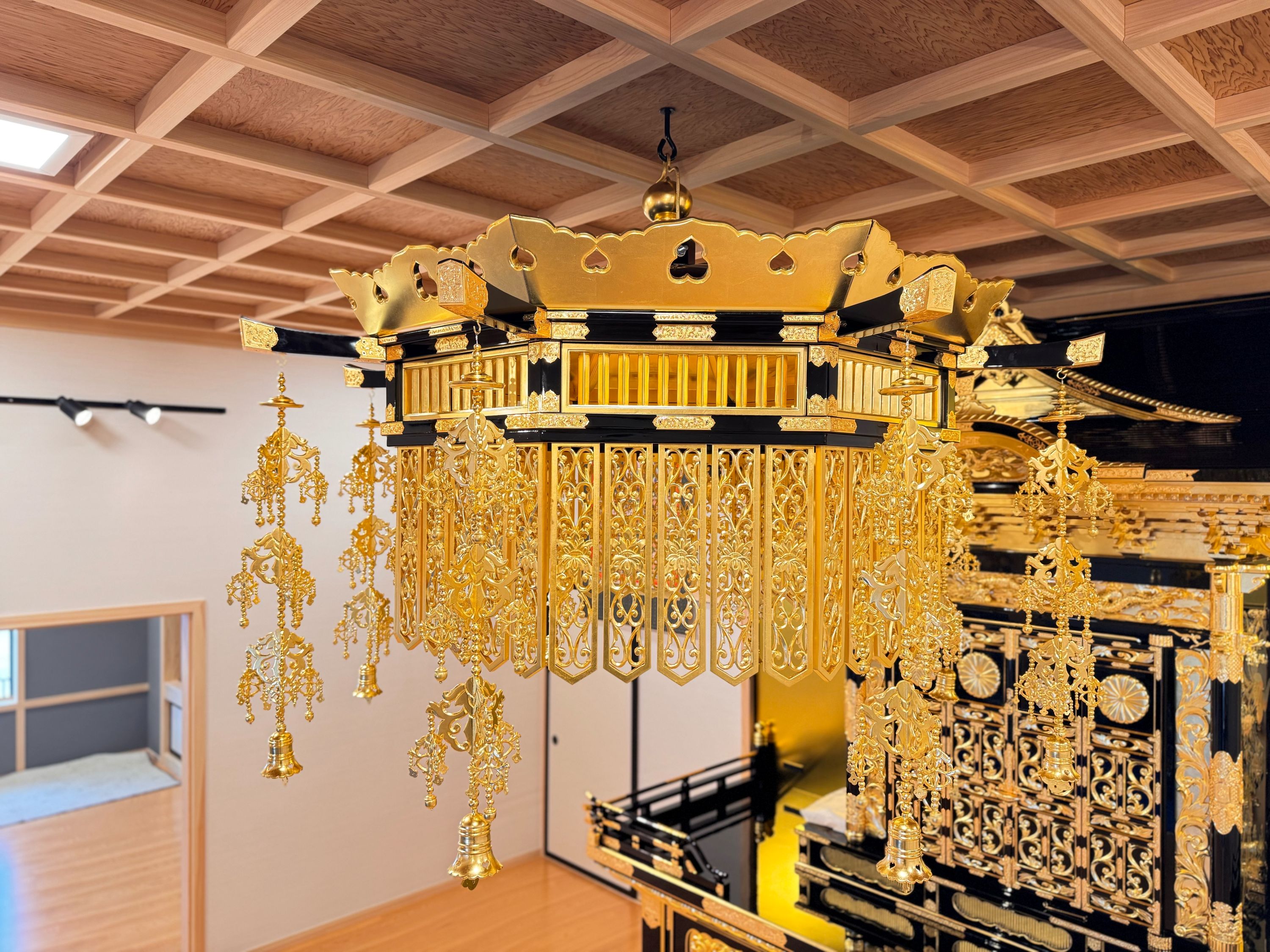 人天蓋 八角形 バレン透かし 寺院仏具の紹介画像2