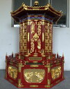 六角型総彫刻入り厨子・須弥壇 寺院仏具