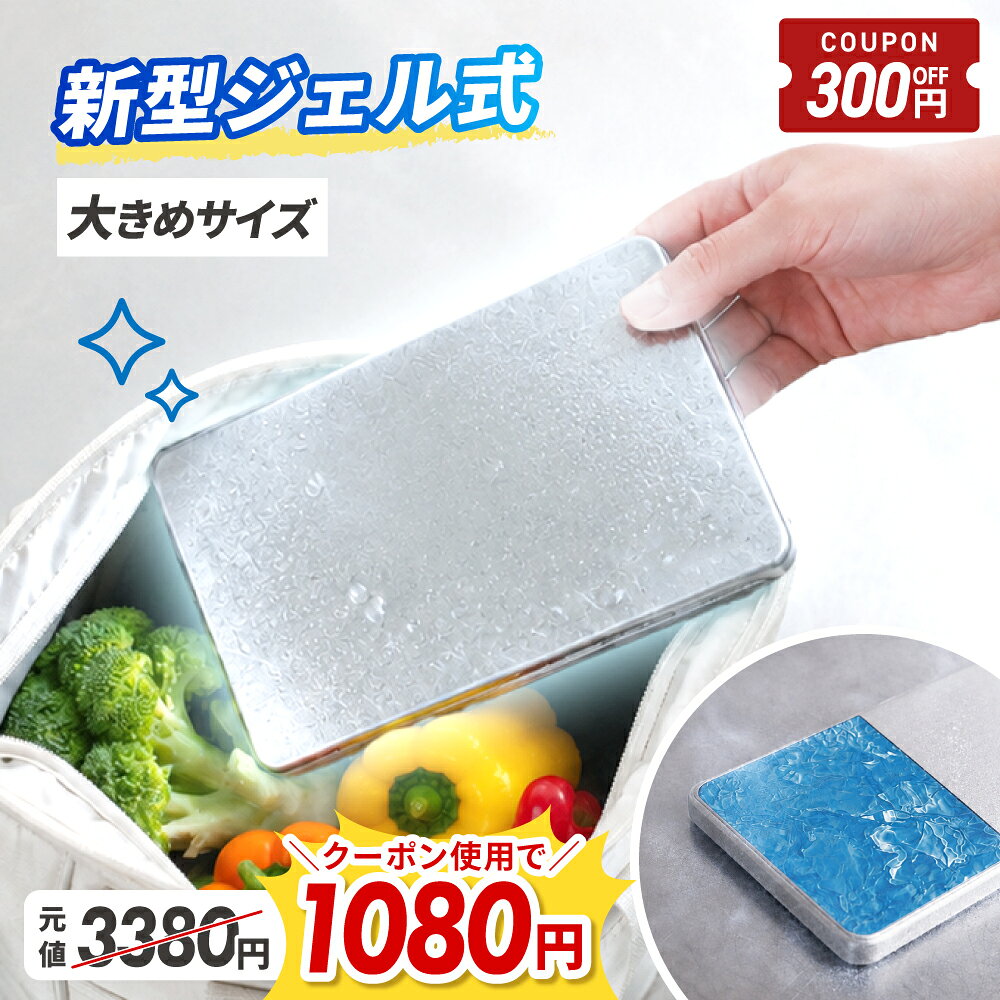 【8/24-26限定300円OFFクーポン】 ＼ 大きめサイズ◎2個セットが超お得 ／ 保冷剤 ステンレス ステンレス保冷剤 お弁当 最強 ジェル式 Mサイズ 急速冷却 長時間保冷 冷却 繰り返し使える キャンプ 釣り 防災 長持ち 薄型 高伝導ステンレス 保冷持続3時間 [ゼロキーパー]
