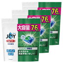 \レビュー記入でクーポンプレゼント/ 【3袋】ジョイ ジェルタブPRO W除菌 食洗機用洗剤 食洗機専用 ジェル+粉末ジョイジェルタブ 76個 洗浄ブースター ...