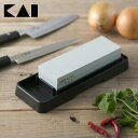 \最大500円OFFクーポン発行中/包丁研ぎ器 包丁 包丁研ぎ 貝印 AP0305 送料無料 包丁 研ぎ 砥石 両面 貝印 荒砥石 中仕上砥石 仕上砥石 包丁研...