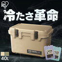 \レビュー記入でクーポンプレゼント/ HUGEL クーラーボックス TC-40 ベージュ カーキ送料無料 クーラーボックス クーラーBOX ハードクーラー 40...