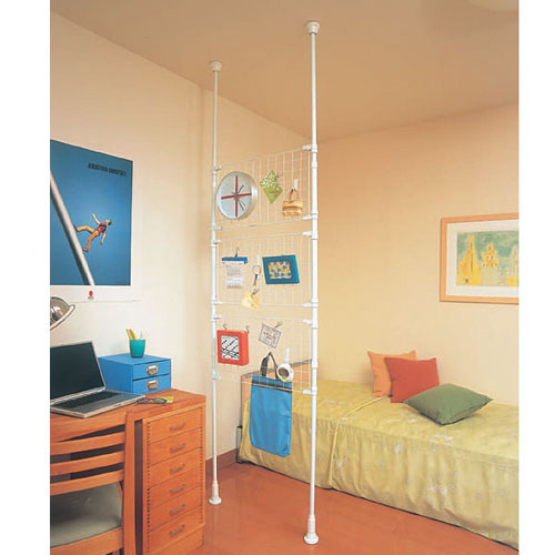 パーテーション 突っ張り棒 縦 つっぱり棒 ポールラック 天井 RP-670空間仕切り 仕切り 間仕切り パーティション 伸縮棒 壁面 収納 コートハンガー 玄...