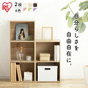カラーボックス 2段 スリム 収納ボックス おしゃれ 収納棚 二段 収納 ボックス 収納BOX 棚 本棚 カラーBOX ボックス家具 アイリスオーヤマ ホワイト ブラウン ピンク グリーン パープル 白 茶 一人暮らし 新生活 リビング キッチン クローゼット CX-2