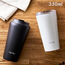 \レビュー記入でクーポンプレゼント/ タンブラー 蓋付き 保温 保冷 持ち運び ふた付き スリムタイプ 350mL おしゃれ 水筒 マグ マグボトル 持ち歩き ...