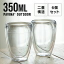 【超目玉価格★】BODUM PAVINA OUTDOOR グラス 350ml×6個 11849-10SA-12送料無料 ボダム パヴィーナアウトドア カップ 軽い プラスチック ダブルウォール 保温 保冷 二重構造 バーベキュー キャンプ 【D】