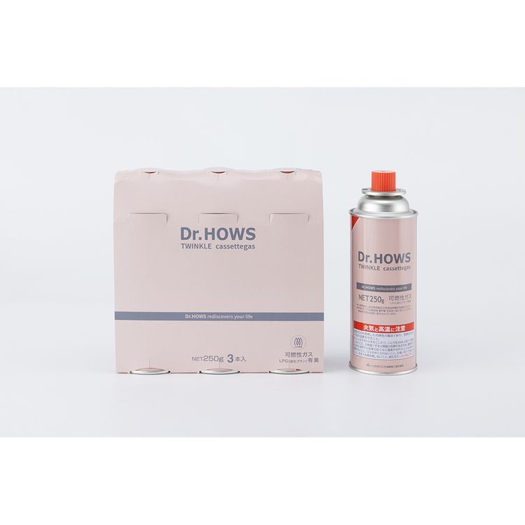 キッチン・雑貨の店 ラクチーナ!のカセットボンベ 3本 ガスボンベ カセットコンロ ガスコンロ Dr.HOWS カセットボンベ3Pセット TH BNB10300004コンロ ミニコンロ 防災 アウトドア キャンプ ガス 3本セット エココンロ 250g TTS 【B】｜アングル2
