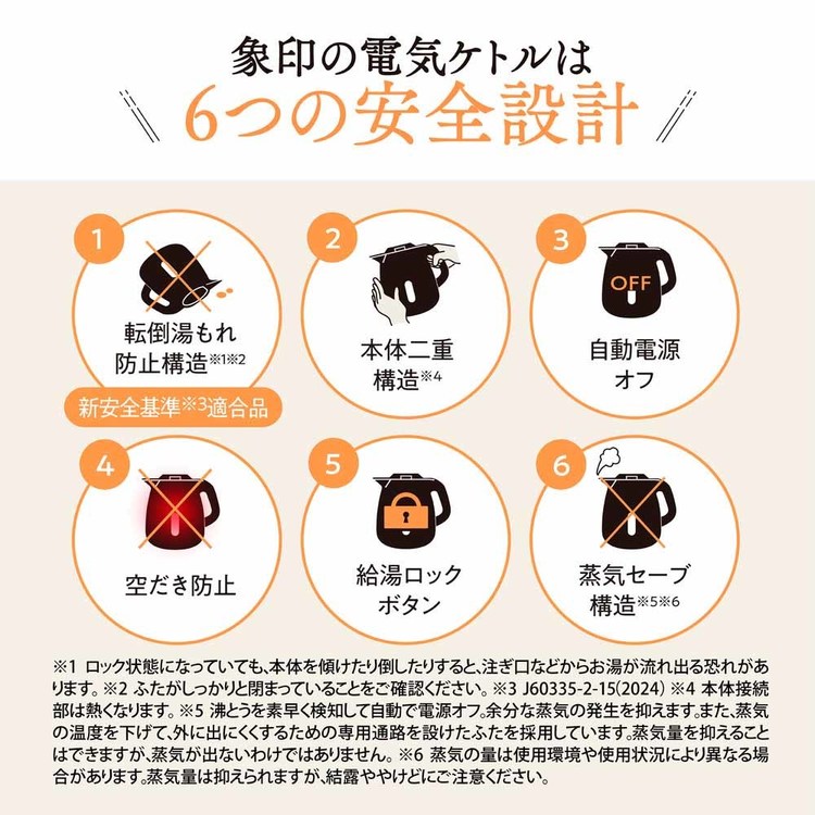 ★新生活準備に★ 電気ケトル 象印 0.8L ...の紹介画像2