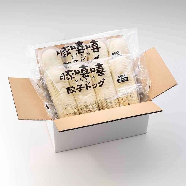とんきっき 餃子ドッグ2袋 ご当地 中華まん 冷凍 栃木 冷凍保存 時短 中華 レンジ 【TD】 【代引不可】 e-kitchen-10127593 キッチン・雑貨の店 ラクチーナ! サンプル画像3