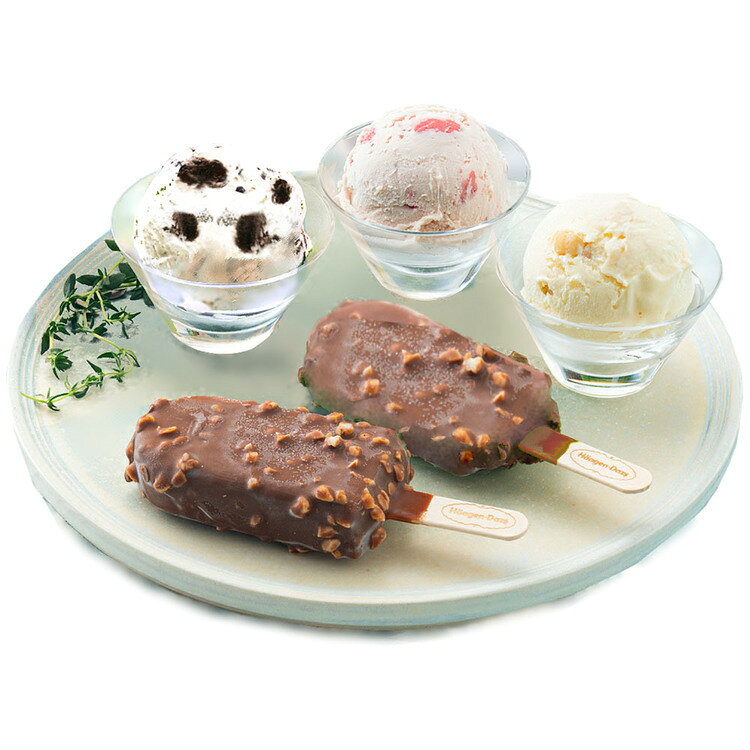 キッチン・雑貨の店 ラクチーナ!のハーゲンダッツバラエティーセット（10個入） HD50BLハーゲンダッツ セット アイス バニラ ストロベリー クッキー＆クリーム ミルク ミルク ギフト 贈り物 ハーゲンダッツ 【TD】 【代引不可】｜アングル2