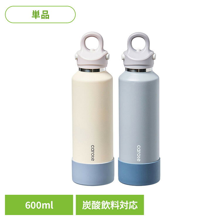 【5％OFFクーポン★9日10時迄】炭酸対応 マグボトル 600ml PRESSOFF マグボトル 水...