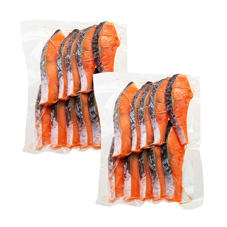 チリ産の脂ののった銀鮭を食塩で味付けしました。●内容量1.6kg（約80g×10切×2p）●商品サイズ（cm）幅約41×奥行約27×高さ約11●原材料銀鮭（チリ産・養殖）、食塩●成分（100gあたり）エネルギー：185kcal、たんぱく質：19.3g、脂質：12.6g、炭水化物：0.3g、食塩相当量：1.6g※推定値●アレルギー物質さけ●保存方法要冷凍（-18℃以下）●原産国日本※沖縄・離島配送不可本商品はメーカーより直接お届けするため、ご注文後のキャンセル・返品・内容変更は承れません。（検索用：鮭 サケ 塩鮭 お徳用 ボリュームパック 切身 朝ごはん 夜ごはん 焼き鮭 ）最強翌日配送対象商品に関するご案内 最強翌日配送対象商品・対象地域に該当する場合は最強翌日配送マークがご注文カゴ近くに表示されます。 最強翌日配送可能なお支払方法は【クレジットカード、代金引換、全額ポイント支払い】のみとなります。 下記の場合は最強翌日配送対象外となります。 ・15点以上ご購入いただいた場合 ・時間指定がある場合 ・ご注文時備考欄にご記入がある場合 ・決済処理にお時間を頂戴する場合 ・郵便番号や住所に誤りがある場合 ・最強翌日配送対象外の商品とご一緒にご注文いただいた場合 ・お届け先住所文字数が40文字以上の場合
