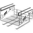 \最大300円OFFクーポン発行中/ネコの吊り戸棚下ラック 1305716キッチン収納 タオル掛け 戸棚 つり戸棚 日本製 猫 国産 MADEINJAPAN キ...