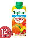 【12本入】トロピカーナ エッセンシャルズ マルチビタミン 330ml LLプリズマ KIRIN Tropicana フルーツジュース セット ペットボトル 飲み物 栄養補給 キリンビバレッジ 【D】