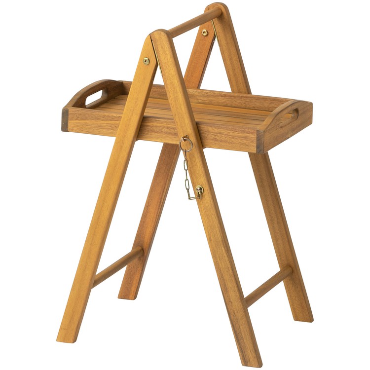 \レビュー記入でクーポンプレゼント/ キャリー トレイスタンド MWF-43FSキャリー トレイスタンド 天然木 屋外 ガーデン カジュアル 庭家具