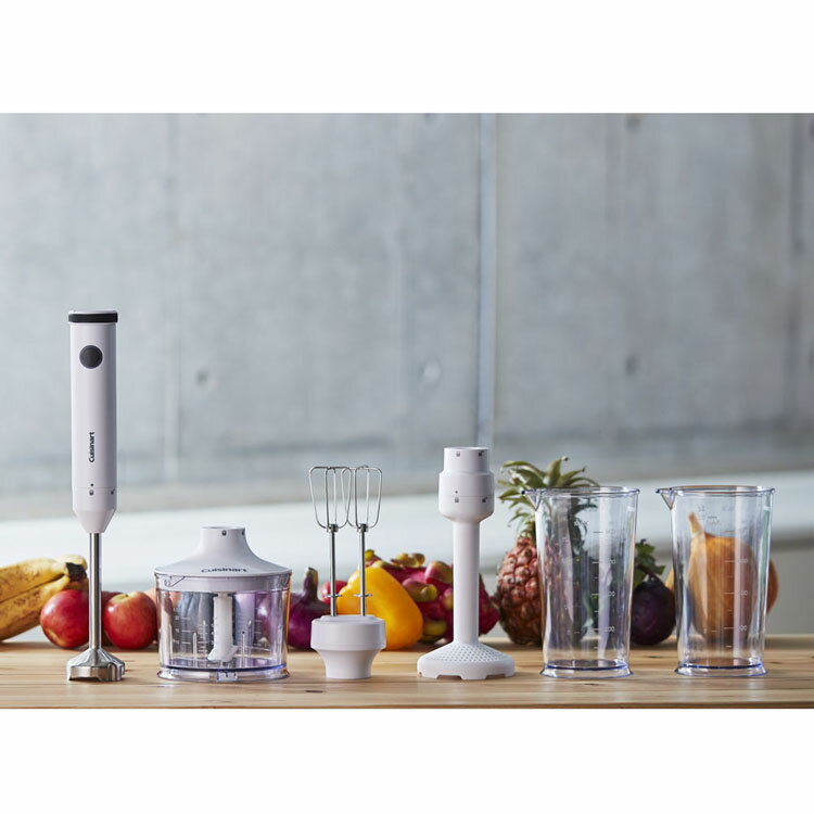 クイジナートスリム＆ライト マルチハンドブレンダー マッシャー付 ホワイト HB−702WJ送料無料 スリム＆ライトマルチハンドブレンダー ハンドブレンダー ブレンダー ミキサー グラインダー コンエアージャパン