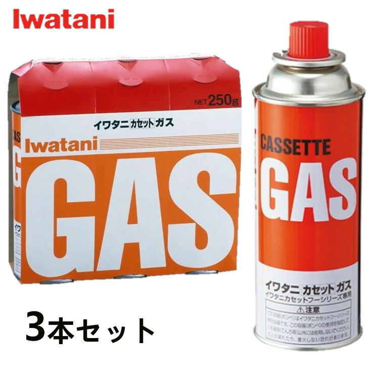 イワタニ カセットガスボンベ 3本パック CB-250OR ガスボンベ カセットコンロ イワタニ アウトドア ガスコンロ 卓上コンロ 卓上 キッチン用品 岩谷産業 Iwatani 防災 防災グッズ 震災 地震 津波 災害 防災用品 避難用品 停電対策【D】[0910se]