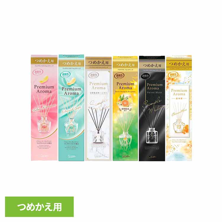 樂天商城 - お部屋の消臭力Premium Aroma Stic 詰め替え エステー 消臭力