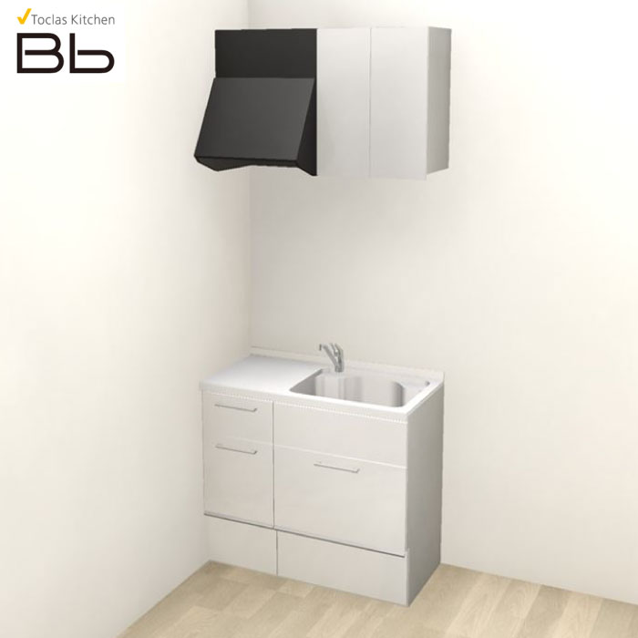 【LINEクーポン配布中】トクラス システムキッチン Bb コンパクトプラン コンロ無し 間口1200 フロアスライド I型 扉グレード D／S／Q／N／Y／Z メーカー直送