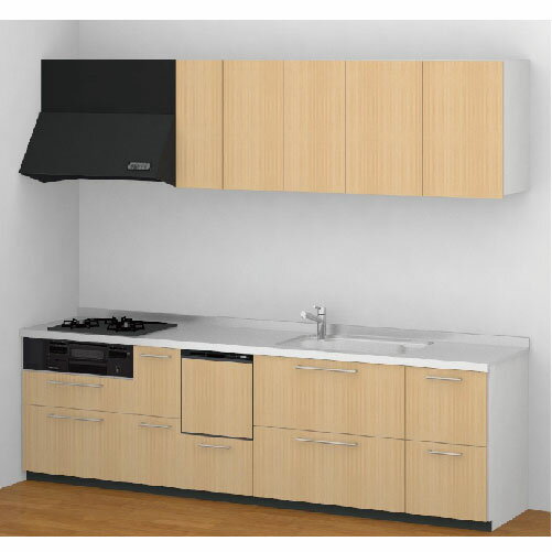 【LINEクーポン配布中】TOTO システムキッチン ミッテ 間口285cm W2850mm I型 奥行...