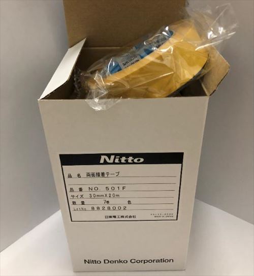 【LINEクーポン配布中】テープ ニットー両面テープ 501F 30mm×20m [No501F30-42] 42個入り 日東電工 NITTO DENKO