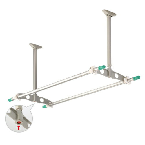 【LINEクーポン配布中】室内物干し DRY・WAVE ドライ・ウェーブ 天井吊下げ型室内物干し[TD4560] タカラ産業 メーカー直送