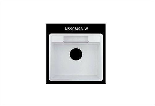 【LINEクーポン配布中】人工大理石シンクグランデラシンク スクエア [N550MSA-W] 外寸600×535mm 軒先渡..