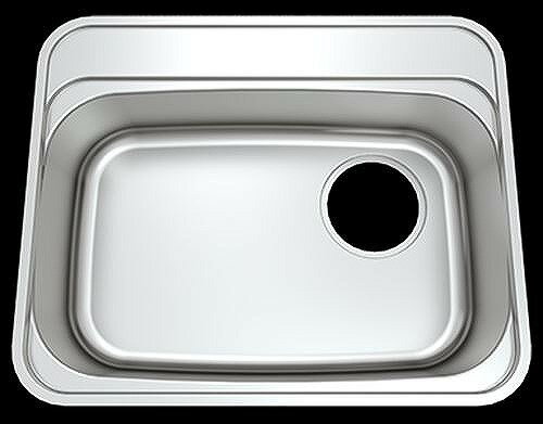 【LINEクーポン配布中】シンク アドバンスシンク 水栓デッキ付 [R650BI] 外寸680×550mm 軒先渡し トヨ..