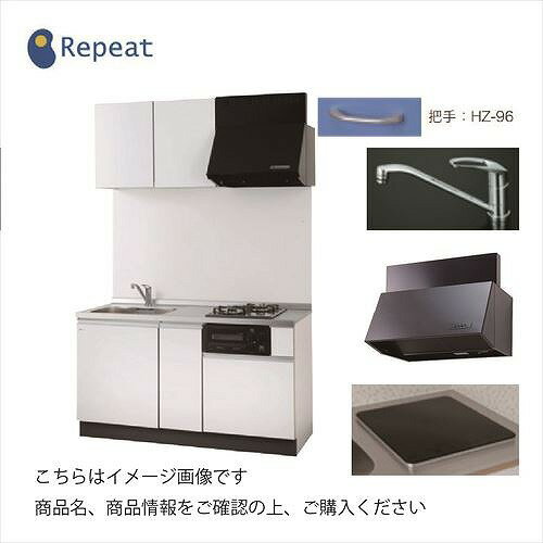 【LINEクーポン配布中】亀井製作所 コンパクトキッチン ポリ化粧合板扉 [SC-1800SJTP2□] 間口1800mm 1口IH100V シングルレバー水栓 納期2週間～ メーカー直送