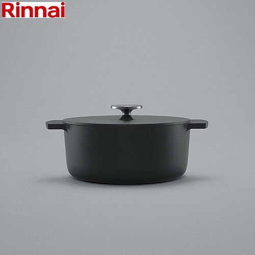 無水調理鍋 レジェロ リンナイ Rinnai [RBO-MN18-MB] LEGGiERO 18CM ブラック 1.9L キッチン用品