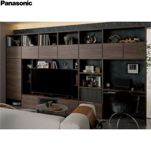 【LINEクーポン配布中】パナソニック Panasonic 壁面収納 キュビオス [CUBIOS1] セットプランNo.J1LV 11NC W3635×D455×H2140 組み立て簡単 法人様限定 送料お見積もり商品