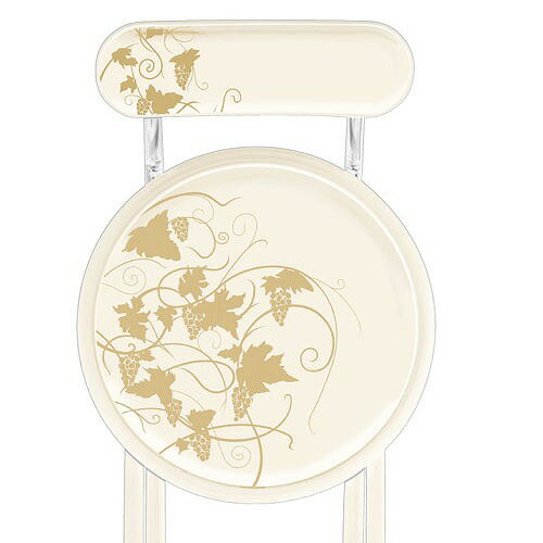 【LINEクーポン配布中】キャプテンチェアハイ グレープバイン ホワイト/ミルキーホワイト [HCA-601W] 椅子 ルネセイコウ メーカー直送 [2]