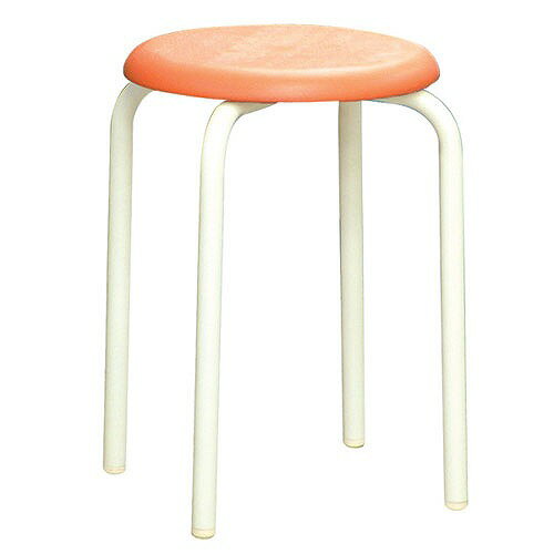 【LINEクーポン配布中】ラウンドスツール 樹脂座面 [RP-1W] 椅子 ルネセイコウ メーカー直送